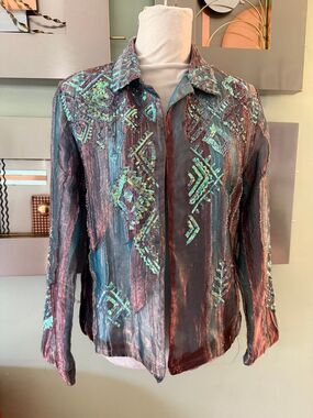 Sandy Starkman silk jacket